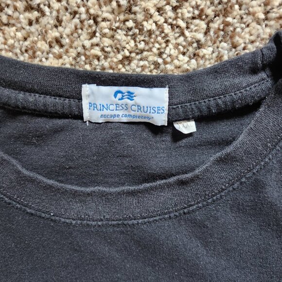 Glasgow Cathedral Scotland T-Shirt Mens 3XL Princess Cruises‎ Black UK Cotton - Picture 3 of 6